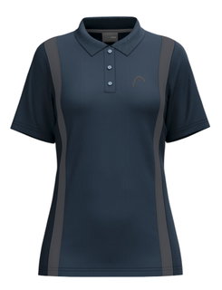 Head Tennis-Shirt Club 25 Tech Polo (Moisture Transfer Microfiber Technologie) 2025 navyblau Damen
