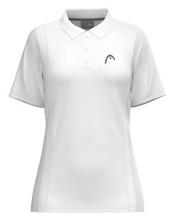Head Tennis-Shirt Club 25 Tech Polo (Moisture Transfer Microfiber Technologie) 2025 weiss Damen
