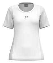 Head Tennis Shirt Club 25 Tech (100% Polyester, quick-drying) white ladies