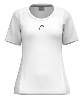 Head Tennis-Shirt Club 25 Tech (100% Polyester, schnelltrocknend) weiss Damen