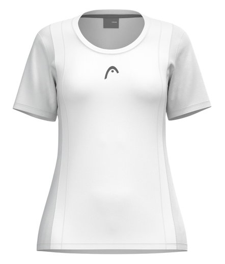 Head Tennis-Shirt Club 25 Tech (100% Polyester, schnelltrocknend) weiss Damen