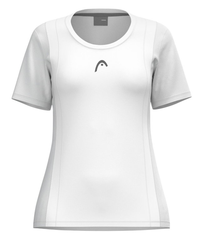 Head Tennis Shirt Club 25 Tech (100% Polyester, quick-drying) white ladies