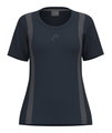 Head Tennis-Shirt Club 25 Tech (Moisture Transfer Microfiber Technologie) navyblau Mädchen