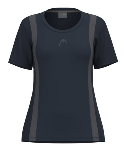 Head Tennis-Shirt Club 25 Tech (Moisture Transfer Microfiber Technologie) navyblau Mädchen