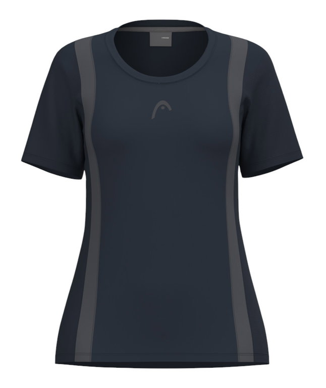 Head Tennis-Shirt Club 25 Tech (Moisture Transfer Microfiber Technologie) navyblau Mädchen