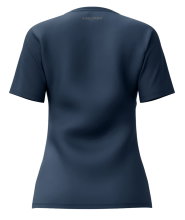 Head Tennis Shirt Club 25 Tech (Moisture Transfer Microfiber Technology) navy blue girls