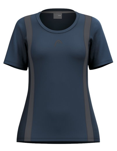 Head Tennis Shirt Club 25 Tech (100% Polyester, quick-drying) navy blue ladies