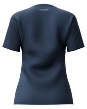 Head Tennis Shirt Club 25 Tech (100% Polyester, quick-drying) navy blue ladies