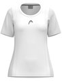 Head Tennis-Shirt Club 25 Tech (Moisture Transfer Microfiber Technologie) weiss Mädchen