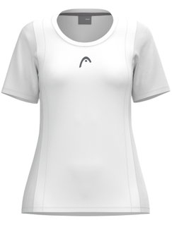 Head Tennis-Shirt Club 25 Tech (Moisture Transfer Microfiber Technologie) weiss Mädchen
