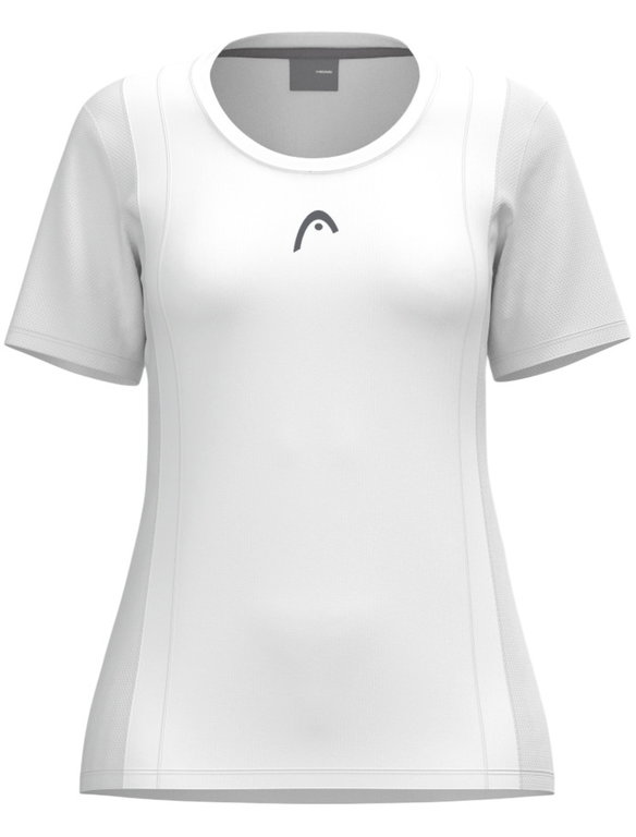 Head Tennis-Shirt Club 25 Tech (Moisture Transfer Microfiber Technologie) weiss Mädchen