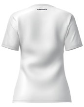 Head Tennis Shirt Club 25 Tech (Moisture Transfer Microfiber Technology) white girls