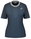 Head Tennis Shirt Performance 2025 (Polyester Jacquard, quick-drying) navy blue ladies