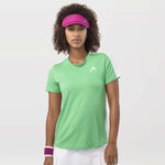 Head Tennis-Shirt Tie-Break (Moisture Transfer Microfiber Technologie) grün Damen
