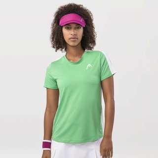 Head Tennis-Shirt Tie-Break (Moisture Transfer Microfiber Technologie) grün Damen