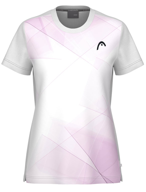 Head Tennis-Shirt Tie-Break (Moisture Transfer Microfiber Technologie) weiss/rosa Damen