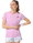 Head Tennis-Shirt Tie-Break (Moisture Transfer Microfiber Technologie) rosa Damen