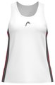 Head Tennis-Tank Club 25 Tech Tank Top (Racer Back) 2025 weiss/rot Damen