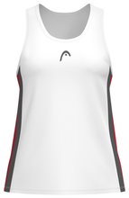 Head Tennis Tank Club 25 Tech Tank Top (Racer Back) 2025 white/red ladies