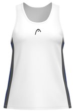 Head Tennis Tank Club 25 Tech Tank Top (Racer Back) 2025 white/royal blue ladies
