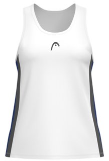 Head Tennis-Tank Club 25 Tech Tank Top (Racer Back) 2025 weiss/royalblau Damen