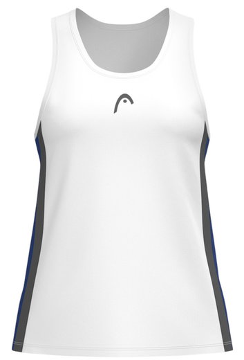 Head Tennis-Tank Club 25 Tech Tank Top (Racer Back) 2025 weiss/royalblau Damen