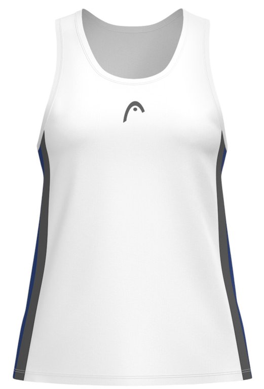 Head Tennis-Tank Club 25 Tech Tank Top (Racer Back) 2025 weiss/royalblau Damen