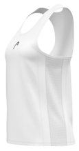 Head Tennis Tank Club 25 Tech Tank Top (Racer Back) 2025 white ladies