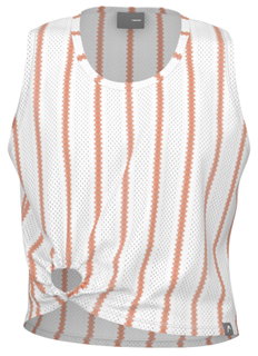 Head Tennis-Tank Move Tank Top (atmungsaktiv, schnelltrocknend) weiss/orange Damen