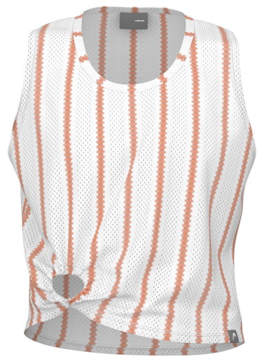 Head Tennis-Tank Move Tank Top (atmungsaktiv, schnelltrocknend) weiss/orange Damen