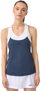 Head Tennis-Tank Play Tech Tank Top (Racer Back) navyblau Damen