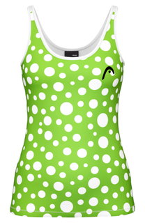 Head Tennis-Tank Top Spirit II (feuchtigkeitsabsorbierend) grün/weiss Damen