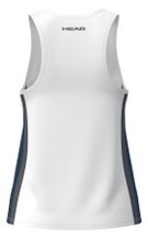 Head Tennis Tank Top Club 25 (Racer Back) 2025 white/navy blue girls