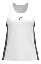 Head Tennis Tank Top Club 25 (Racer Back) 2025 white/navy blue girls