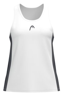 Head Tennis-Tank Top Club 25 (Racer Back) 2025 weiss/navyblau Mädchen