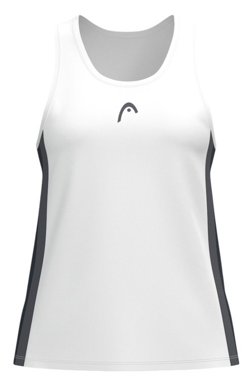 Head Tennis Tank Top Club 25 (Racer Back) 2025 white/navy blue girls