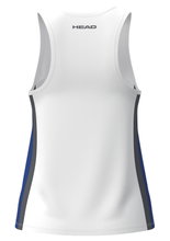Head Tennis Tank Top Club 25 (Racer Back) 2025 white/royal blue girls