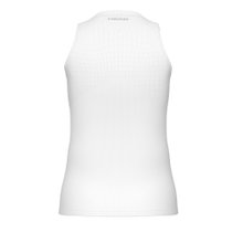 Head Tennis-Tank Top Performance (Polyester-Jacquard, V-Ausschnitt) weiss Damen