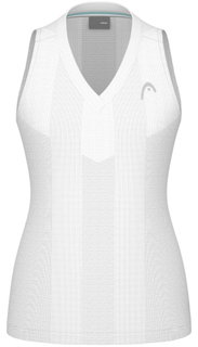 Head Tennis-Tank Top Performance (schnelltrocknend, V-Ausschnitt) 2025 weiss Damen
