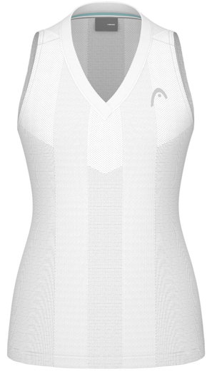 Head Tennis-Tank Top Performance (schnelltrocknend, V-Ausschnitt) 2025 weiss Damen