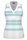 Head Tennis-Tank Top Performance (schnelltrocknend, V-Ausschnitt) 2025 weiss/aquablau Damen