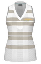 Head Tennis Tank Top Performance (quick-drying, V-neck) 2025 white/beige ladies