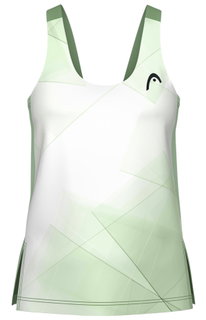 Head Tennis-Tank Top Spirit (100% Polyester) weiss/grün Damen