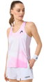 Head Tennis-Tank Top Spirit (100% Polyester) weiss/rosa Damen
