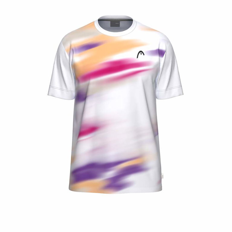 Head Tennis T-shirt Blur (Moisture Transfer Microfiber Technology) 2026 white/multicoloured Men's