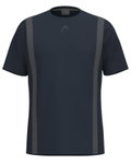 Head Tennis-Tshirt Club 25 Tech (100% Polyester, atmungsaktiv) 2025 navyblau Jungen