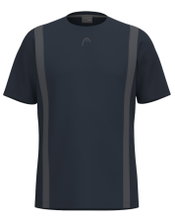 Head Tennis-Tshirt Club 25 Tech (feuchtigkeitsabsorbierend) 2025 navyblau Herren