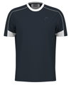 Head Tennis-Tshirt Play Tech (Moisture Transfer Microfiber Technologie) 2025 navyblau Herren