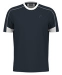 Head Tennis T-shirt Play Tech (Moisture Transfer Microfiber Technology) 2025 navy blue men's