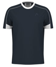 Head Tennis-Tshirt Play Tech (Moisture Transfer Microfiber Technologie) 2025 navyblau Herren